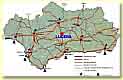 Localizaci&oacute;n de Lucena