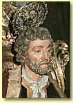 Imagen de San Pedro Apostol del grupo escult&ograve;rico del Sagrado Lavatorio