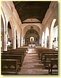 Interior de la Parroquia de Santiago
